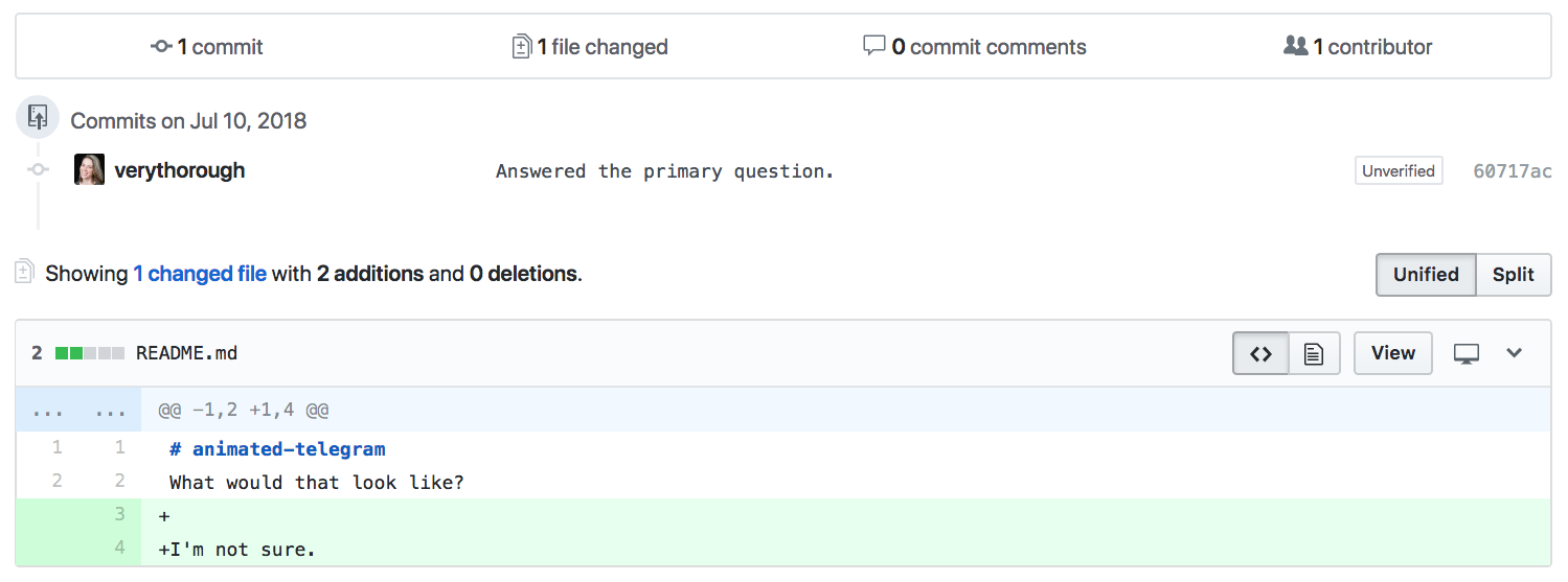 The usual 'Commit changes' button is replaced with 'Propose file change'
